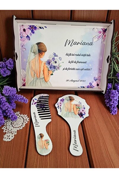 DLC Bride/Groom Tray Set