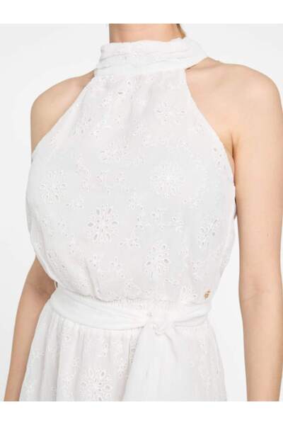 Guess Fit-And-Flare Chiffon Mini Dress