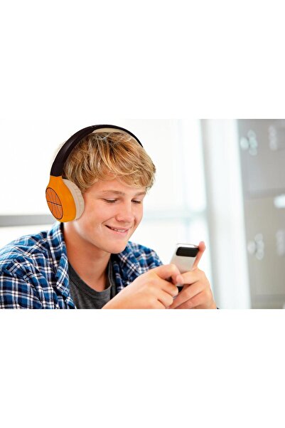 LEXIBOOK FOLDABLE WIRELESS HEADPHONES, BASKETBALL