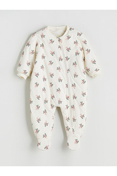 LC Waikiki كيس نوم إكرو 2.5 توج للفتيات الصغيرات مزين بالزهور