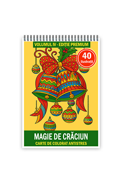 Legendary Gifts Carte de colorat, 40 de ilustratii Magie de Craciun - Vol. IV...