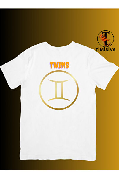 TİMİSİVA Tricou unisex supradimensionat TWINS Ba cu imprimeu 1 bumbac 100% 30...