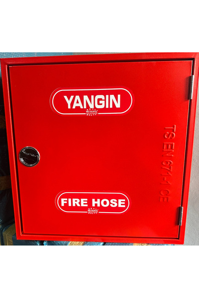 METROPOL 20 metre 1” kauçuk hortumu1” Vanlı sıva üstü yangın dolabı seti