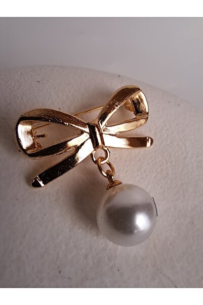 BHR AKSESUAR İncili Retro Broş (3x3 cm)