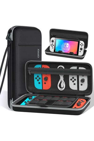 Oivo حقيبة حمل Switch OLED لجهاز Nintendo Switch OLED - حقيبة سفر محمولة مع ح...