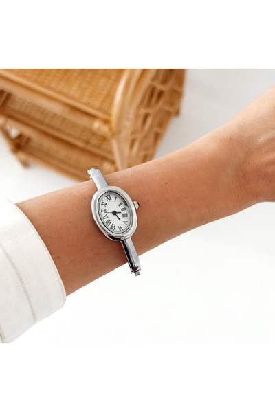 Boise Atelier Martin Silver-White Watch |   Clock