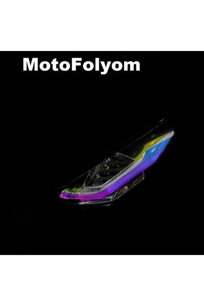 MotoFolyocum Tvs Jupiter 125 uyumlu Bukalemun Far Folyosu