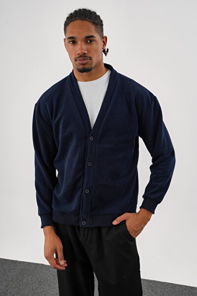 Redline NOBLE V Yaka Kışlık Hırka Lacivert