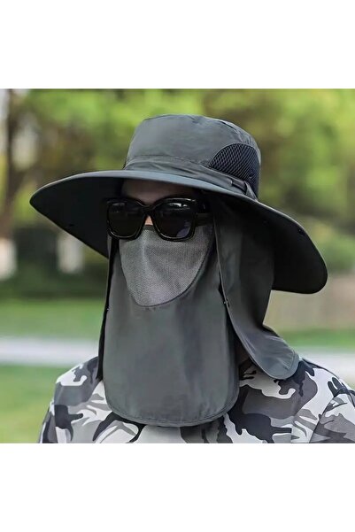 Laurel Shop Boyun Kapaklı Geniş Kenarlı Balıkçı Şapkası