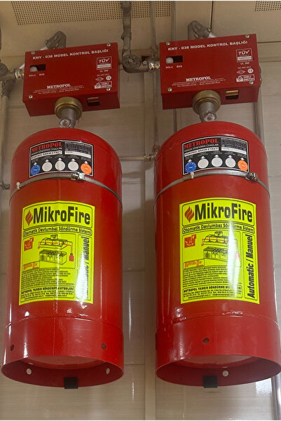 METROPOL 1 takım 4.6 galon telli sistem ul 300 uyumlu davlumbaz söndürme sist...