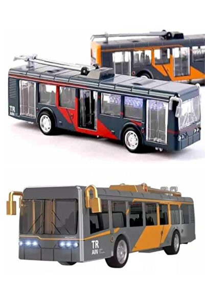 Hyd Oyuncak Metal Otobüs Işıklı Sesli Çek Bırak Özellikli
