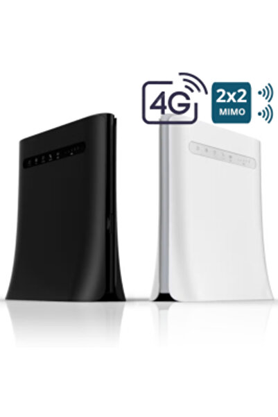 ZTE MF286R 4G Router — 300 Mbps, Unlocked, 2 SMA Ports, White, Mobile Internet with Wi‑Fi Voice