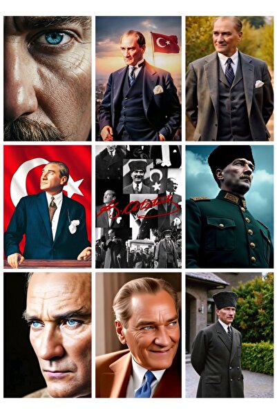 umurcraft ATATÜRK Magneti 9'Lu