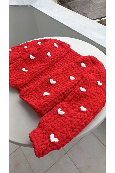 Alizee سترة بيضاء محبوكة يدويًا وسترة سميكة وسترة Pinterest وسترة قصيرة