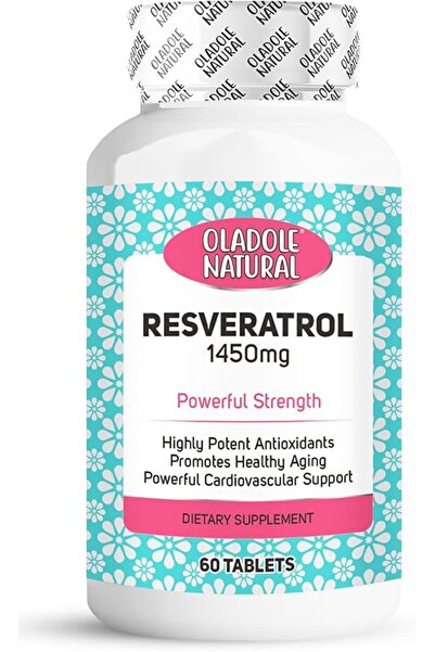 Oladole Natural Resveratrol & Polyphenol Complex 1450mg 60 Tablets