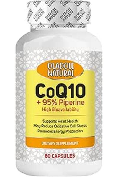 Oladole Natural ، CoQ10 + 95% Piperine، 60 كبسولة