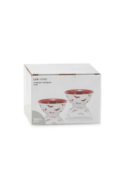 LC Waikiki Create Your Style from Uzg Store |   Printed Ceramic Bowl Set of 2 12 cm