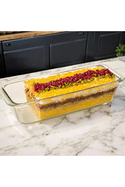 ABYZ Δίσκος από βοριοπυριτικό γυαλί 1,63L ανθεκτικός στη θερμότητα – Ιδανικός για κέικ, αρτοσκευάσματα και φαγητά φούρνου