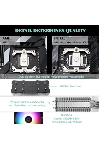 ThermalRight AssassinX120 R SE ARGB CPU Air Cooler (AX120 R SE ARGB)
