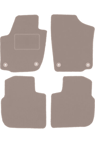 Other Covorașe bej din velur pentru: Skoda Rapid liftback, sedan, spaceback, break (2013-2019)