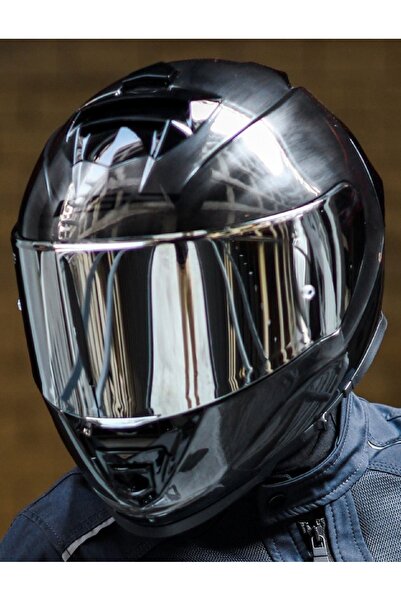 LS2 Storm 2 Jeans Kapalı Motosiklet Kaskı Gri Camlı