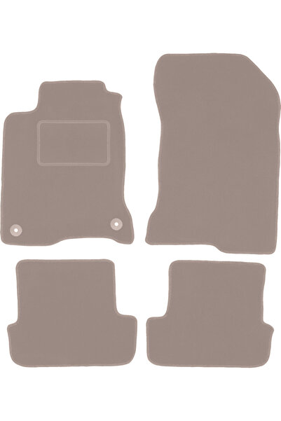 Other Covorașe bej velur pentru: Renault Laguna III coupe (2007-2015)