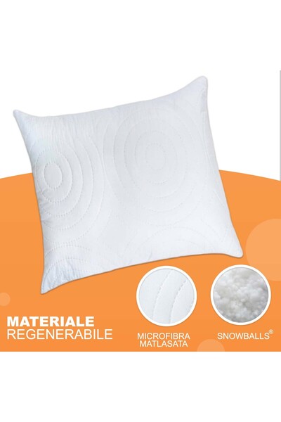 Pernador Σετ 2 καπιτονέ μαξιλάρια μικροϊνών, 40x40 εκ.