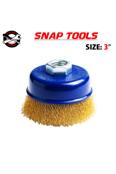 SNAP TOOLS Copper Cup Brush 14MM X 3