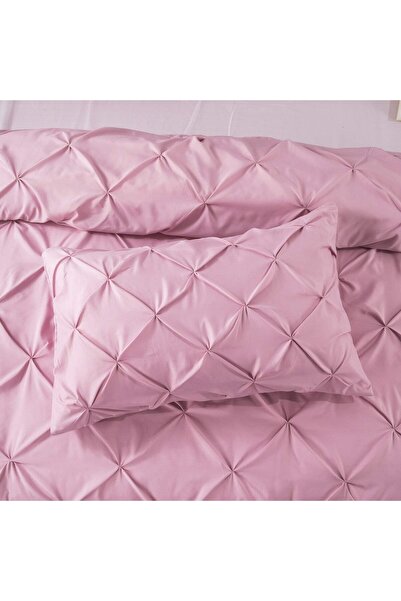 OEM CoutureBridal Set of 2 Pillowcases 40x80 cm with Metal Zipper - Pink
