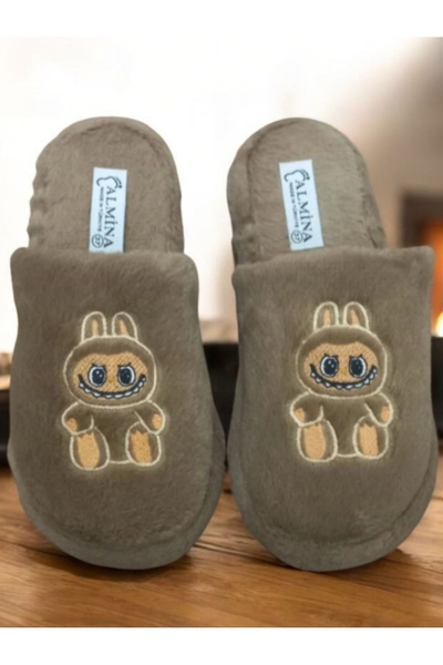 leon Labubu Figure-Shaped House Slippers
