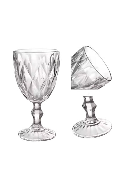 ABYZ Σετ 6 γυάλινων ποτηριών απεριτίφ, με πόδι, κομψό σχέδιο, χωρητικότητα 60ml, vintage σχεδιασμός, ιδανικό για ποτά