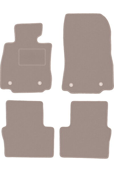 Other Covorașe bej velur pentru: Mazda 2 III hatchback (2015-)