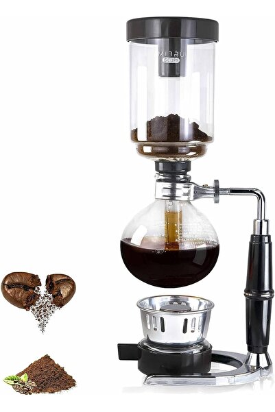 Generic ماكينة قهوة MIBRU اليابانية بنظام السيفون، إبريق شاي بنظام السيفون، م...