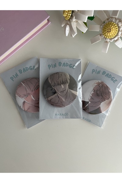 Hara Company Codename Anastasia Manhwası Zhenya Manhwa Rozet Seti 3’lü