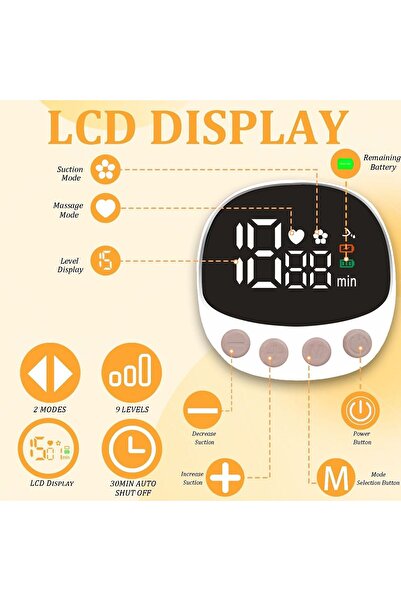 Generic Wearable Electric Breast Pump Wireless Bluetooth App Control Large Suction Hands-Free Portable