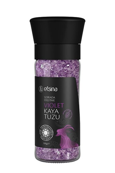 Efsina 100 gr Sofrada Öğütme Violet Kaya Tuzu