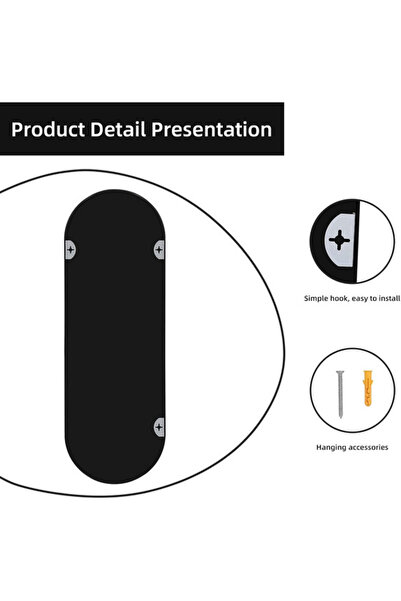 Taimi Wall Mirror 80x60cm-Elegant Design Mirror with 3-Back Light Levels Black Frame-ForMakeup,Enterway