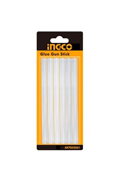 Ingco Set de 6 batoane de lipici siliconic transparente