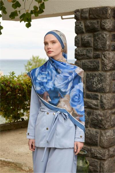 İpekhan Winter Bloom Collection Qupra Shawl 30002-10047