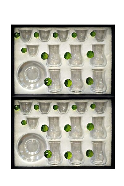 AL OSTORAH طقم كاسات شاي وقهوة كرستال فاخر