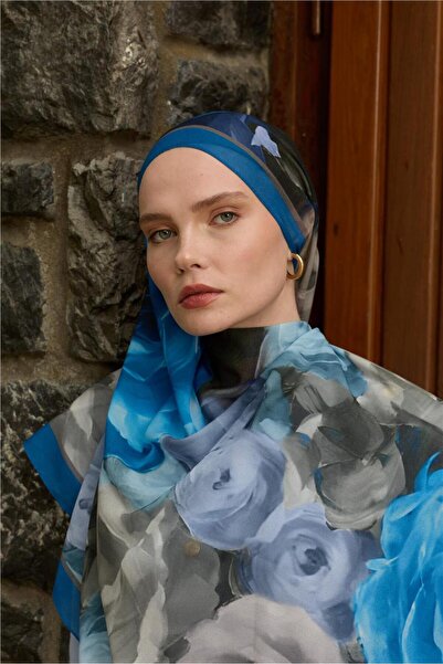İpekhan Winter Bloom Collection Qupra Shawl 30002-10034