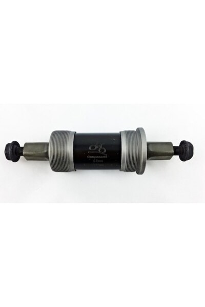 DSX Bicycle Bottom Bracket, 127mm, BSA 1.37x24, Steel Nuts