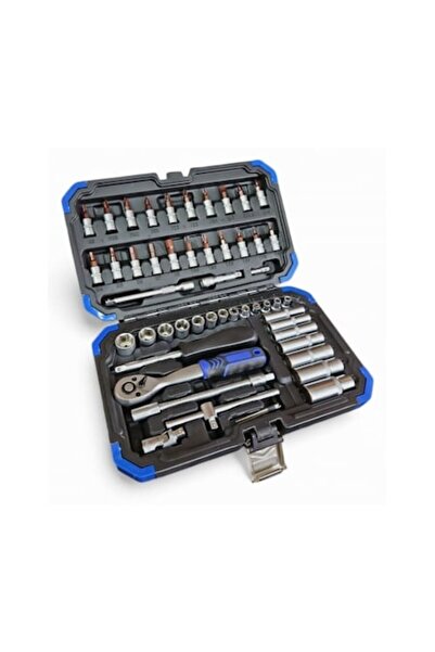 OEM Set chei tubulare cu clichet Cr-V de 1/4" cu 52 de piese