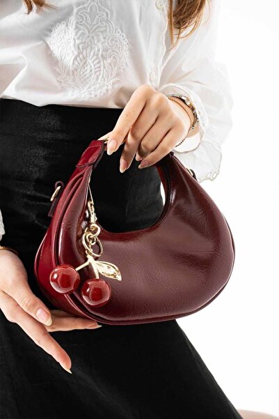 serenıa Cherry Kadın Bordo Omuz Çantası