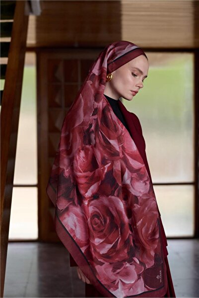 İpekhan Winter Bloom Collection Qupra Shawl 30002-10035