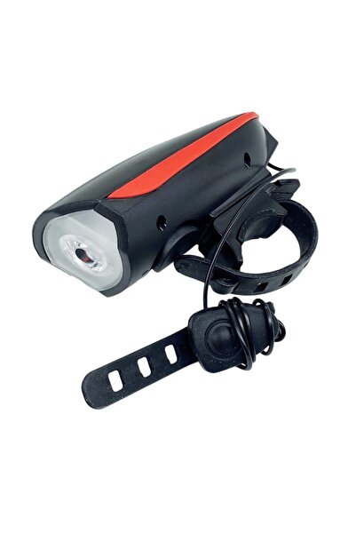OEM Bicycle headlight with USB charging and horn, changeable melodies, 140 dB