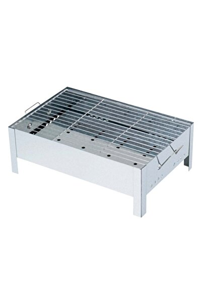 Generic Charcoal grill for trips, Portable Charcoal Grill, Silver, Size 26*45Cm
