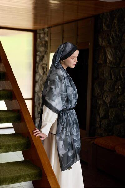 İpekhan Winter Bloom Collection Qupra Shawl 30002-10001