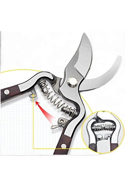 OEM Vine pruning shears with bamboo handle No.8