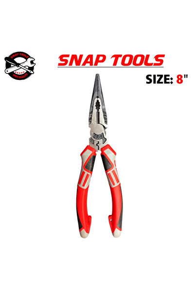 SNAP TOOLS Industrial nose pliers 8''